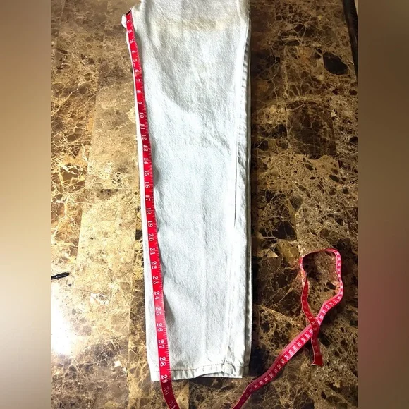 🎬BONGO🎬#VINTAGE 90s Light Blue Straight Leg Jean/Made in USA/ BONGO#🧡 - Picture 8 of 8